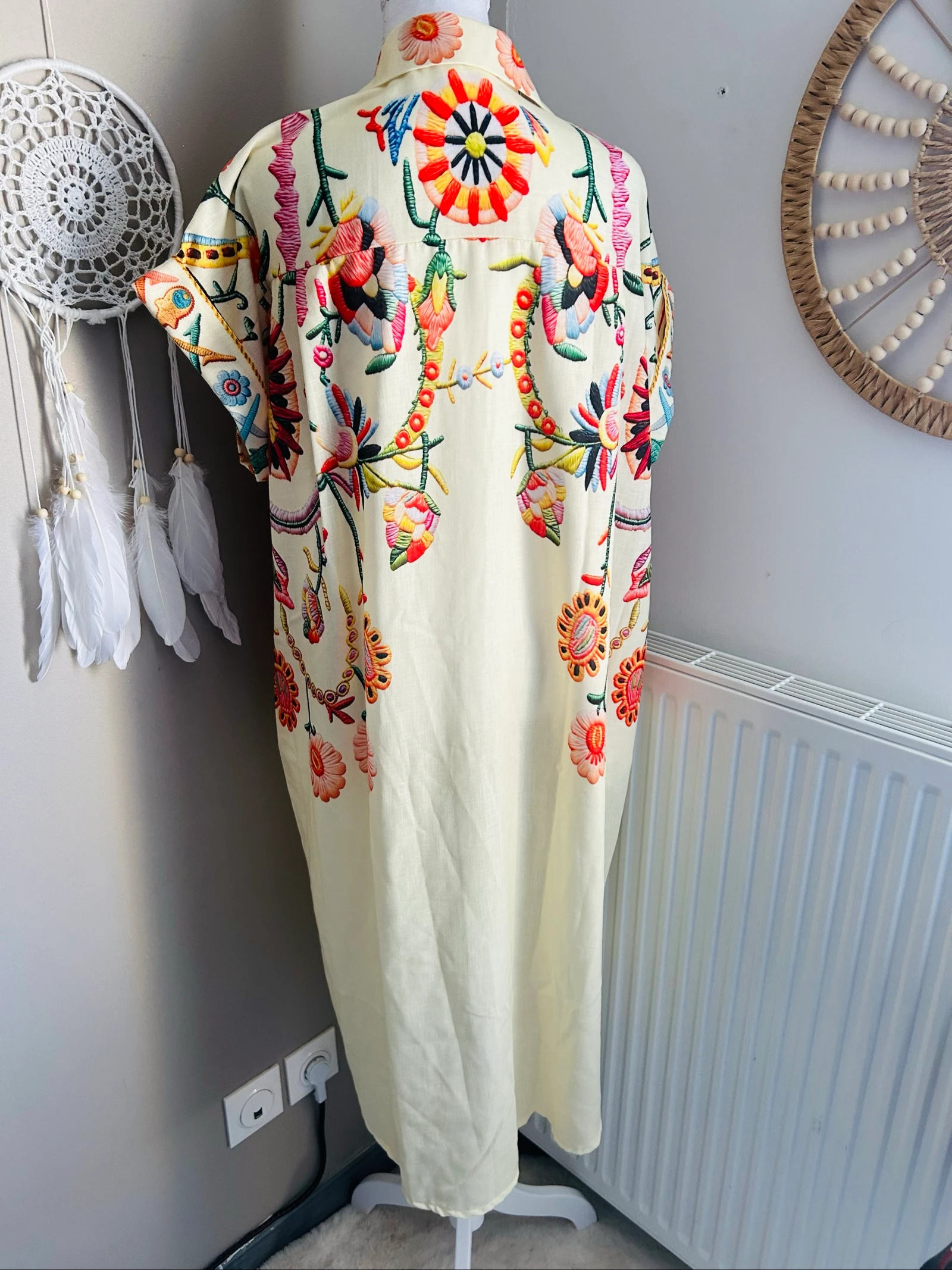 Oversized 100% cotton floral dress – photo 6